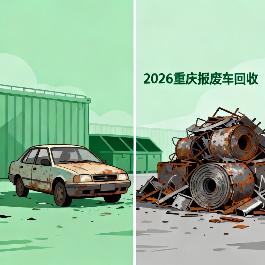 报废车卖废铁还是送正规回收厂？2026年两种渠道价格对比
